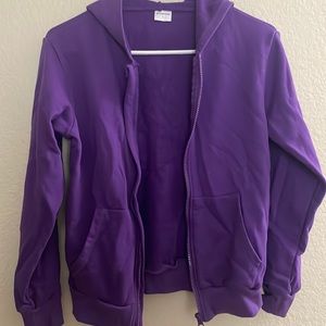 Spring& Gege Kids- Large purple sweater